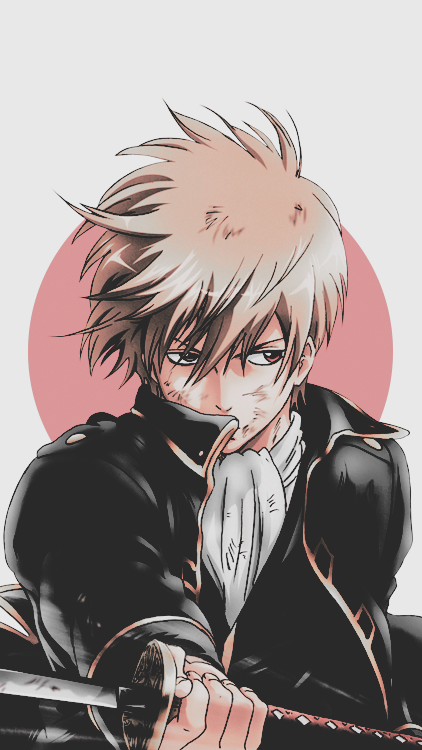 akainoyuki:   Gintama •  Gintoki, Katsura, Hijikata and Sougo • Mobile WallpapersRequested