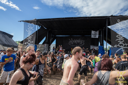 Beebs and Her Money Makers playing Warped Tour 2014 at Darien Lakes Performing Arts Center - Buffalo