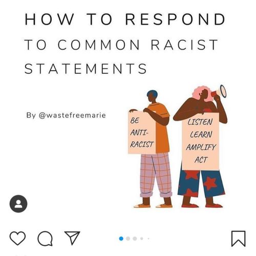 Responses To Common Statements Dealing With Racism. I Got This Post From @Brandonjrouth