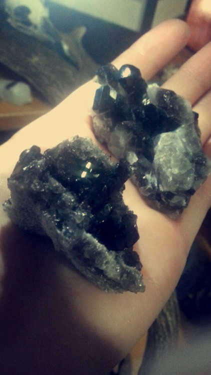 some of my newest pretties, smokey quartz!