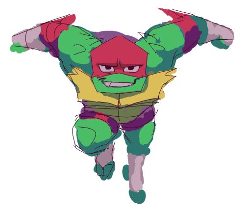 Kinda funky sketches of, mostly, Raph