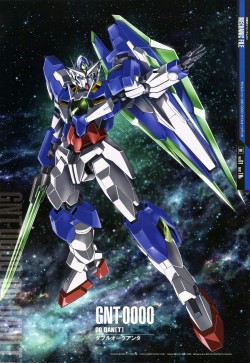 gundamboy55:  GNT-0000 00 Qan[T] - Gundam Perfect File 