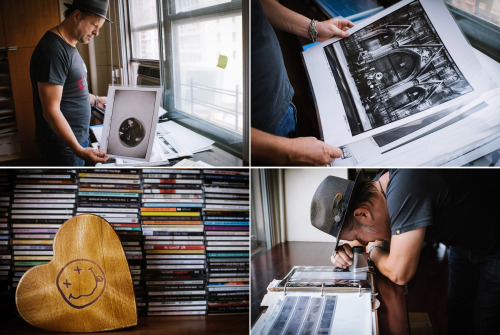 inside Danny Clinch’s studio- shot for Billy Reid Journal 