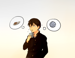 k-a-r-o-1221:  Kageyama without Hinata vs