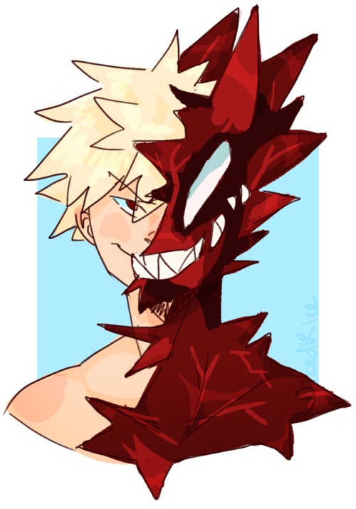 ricedoesart: So… @darkenshinigami and I made a BNHAxVenom AU…bonus: OH MYY A S S S S