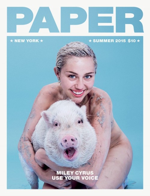 afterellen:  Miley Cyrus on coming out to her mom at age 14Miley Cyrus is on the cover of Paper magazine this month and, inside, she talks about her gender identity and sexuality.“I am literally open to every single thing that is consenting and doesn’t