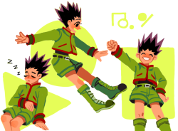 ciil:  a few gons i drew a while back ^^