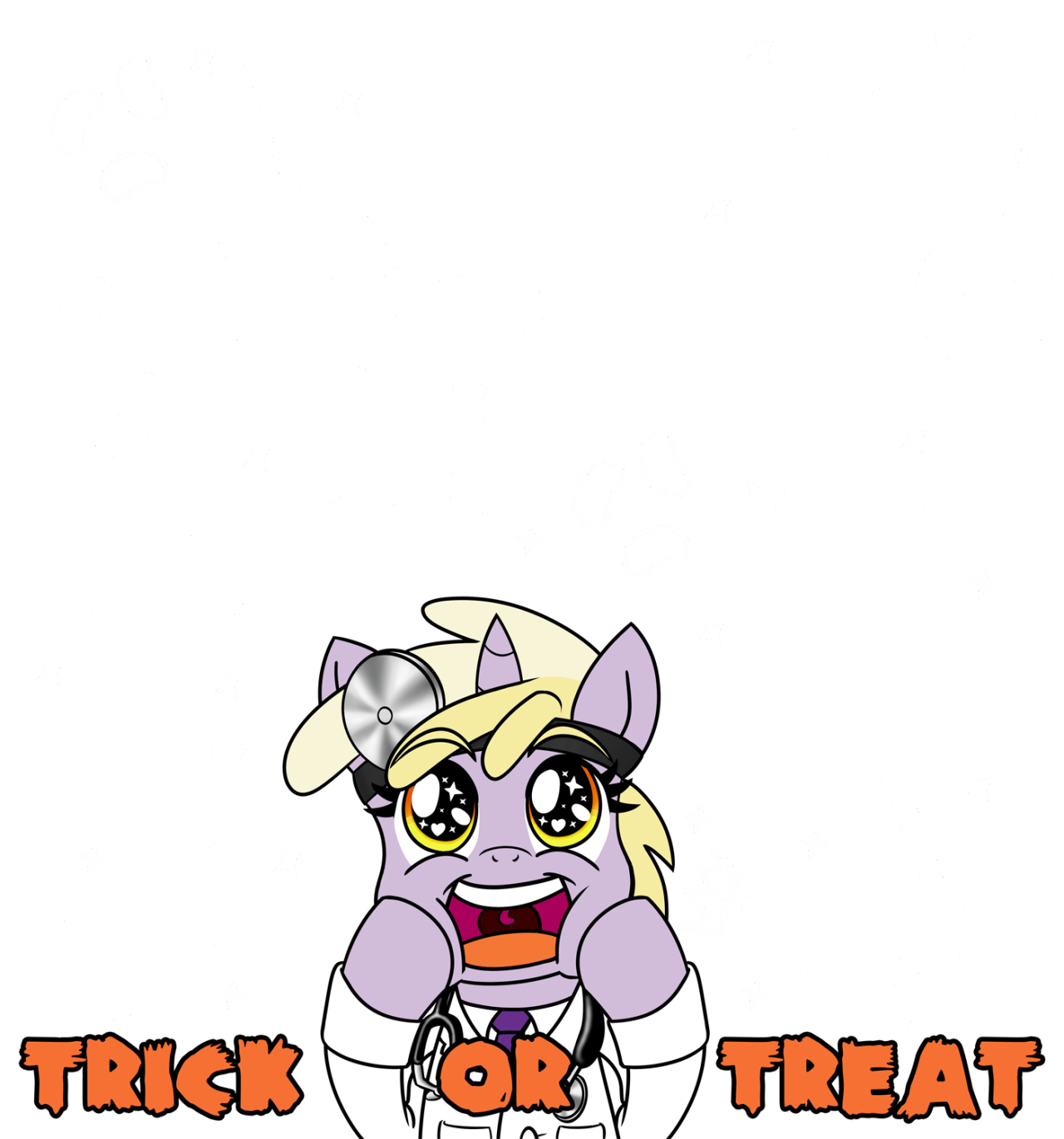 outofworkderpy:  *Knock! Knock!* You open the your door… Dinky: Trick or Treat!