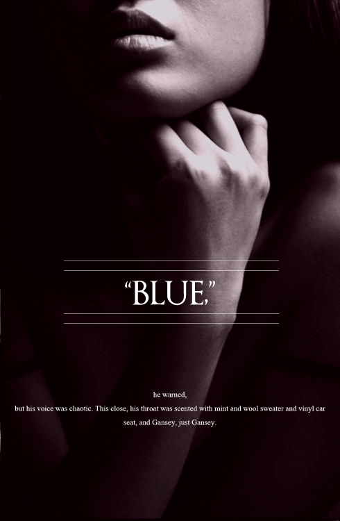 little-traitor-natasha:Blue &amp; Gansey + ParallelsThe Raven Cycle - Maggie Stiefvate