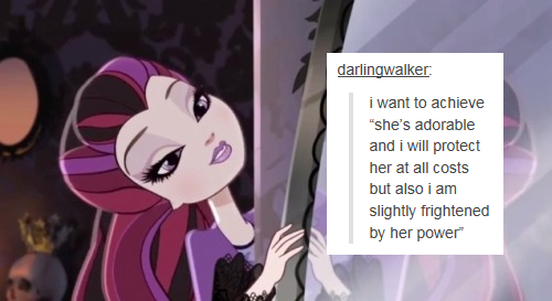 puzzle-dragon:  Raven Queen   Text Posts [Cap Credit: everafterhighcaps] 