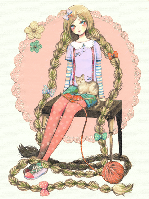 shiemimoriyamas:  三つ編み 