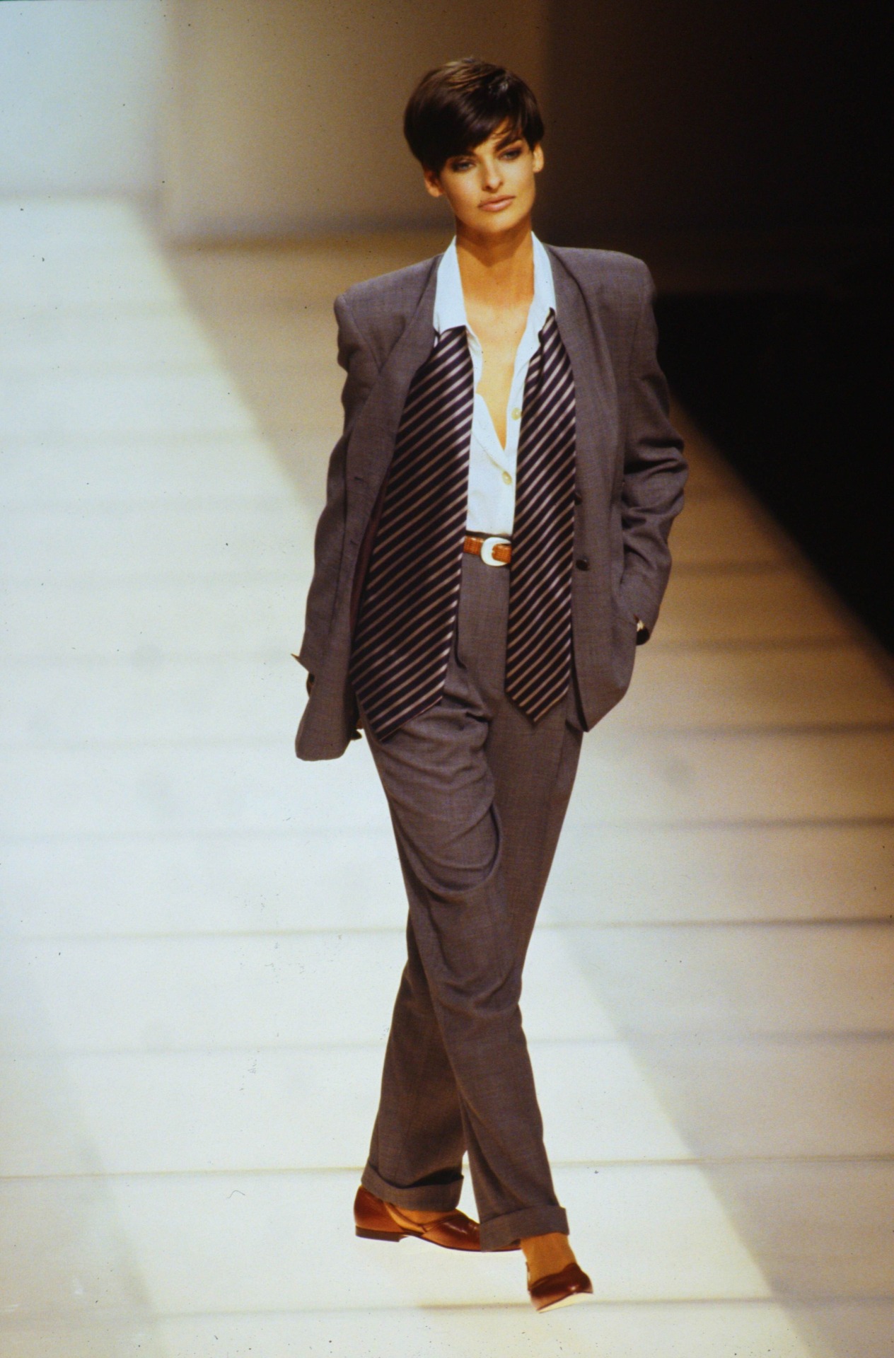 Vintage Runway Vault - Giorgio Armani Ready-To-Wear Spring/Summer 1991....