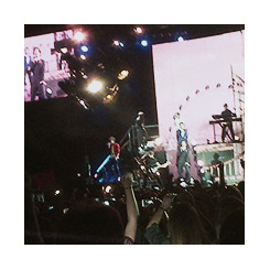 perriezs:  The boys on stage at the first concert of Take Me Home tour, London, February