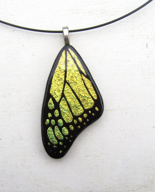 Fly on Forged WingsHandcrafted fused glass butterfly wings - Materials Dichroic Glass  © Fused Elega