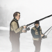hcnnibal:‪A patron requested Will trying to teach Hannibal to fish! 🎣 ‬‪(any mistakes w the poles are simply bc im too sexy to know anything about fishing gear)‬