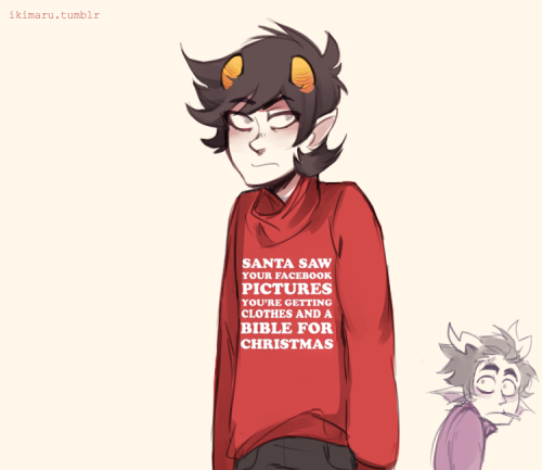 there’s no escape from Christmas sweaters >:^)