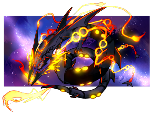 quietspell:  POKEDDEXY 2015: most badass. Fight me, mega rayquaza is awesome. It’s a black dragon! A glowy black dragon! That’s like everything I ever wanted. 