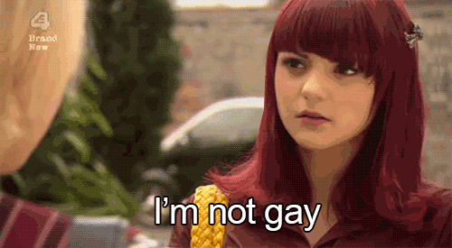 dopemanfrrresh:  wonderland-prison:  The “I’m not gay” lesbian collection.