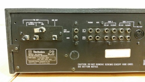 Technics SA-5560 AM/FM Stereo Receiver, 1976