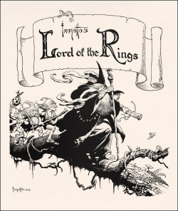 fer1972:  Lord of the Rings illustrated by Frank