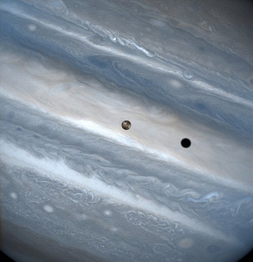 breathesuniverse:Jupiter and Io . by wstera2 on Flickr.