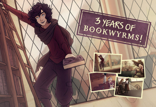 bookwyrmscomic: Happy Anniversary, Bookwyrms!✨ 3 years of quirky librarians striving to uncover the 