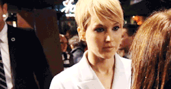 Mockingjalie:  Jenniferandbradley:  Prettylittletmi:  Jennifer Lawrence In The Catching