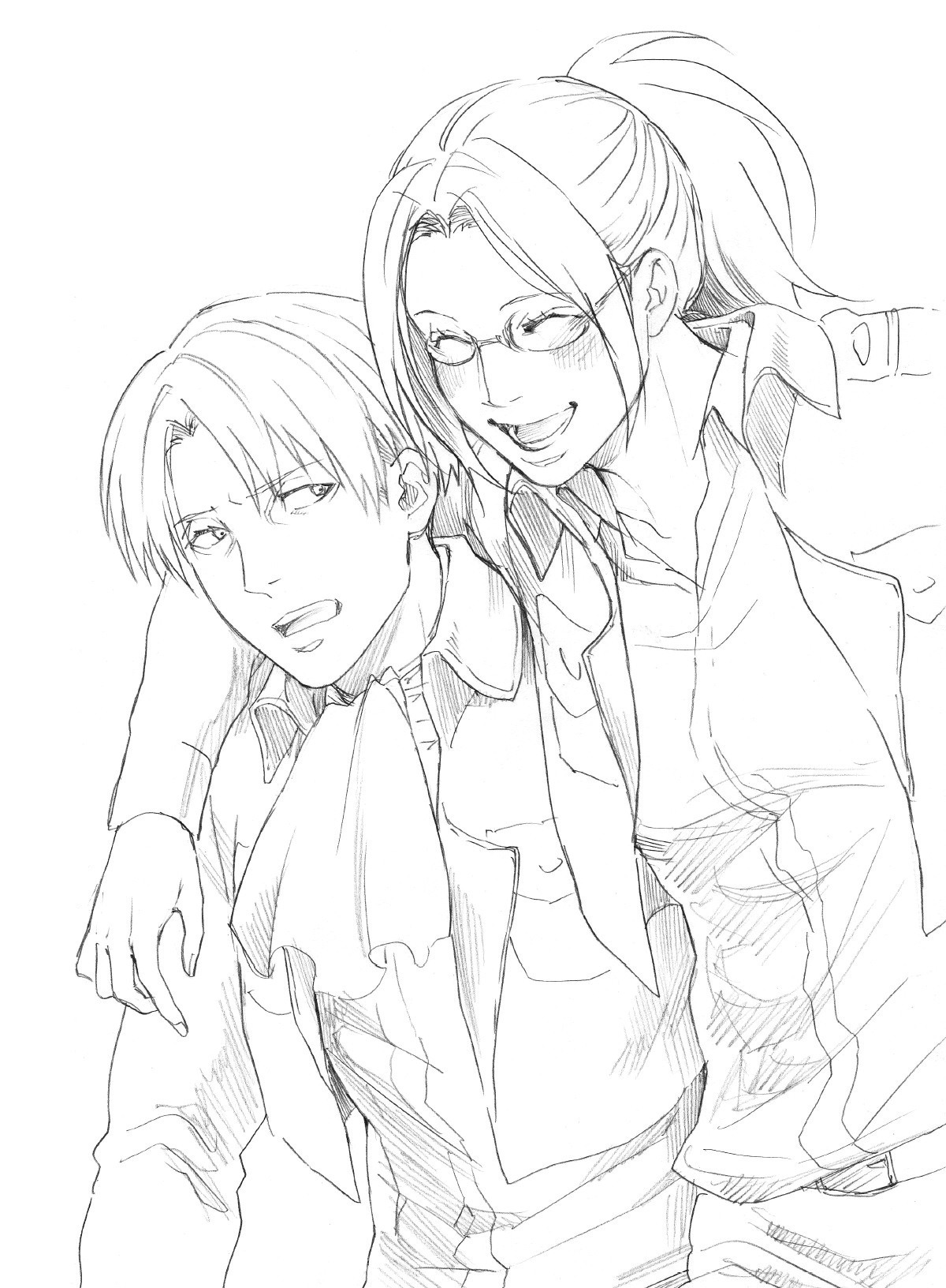shingekinokyojins:  進撃らくがき2