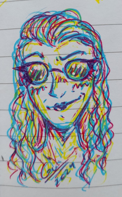 What I Do On My Notebook During The English Classes :D