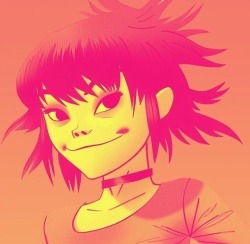 gorillaznorthamerica:  Noodle - via Jamie Hewlett (August 2016)