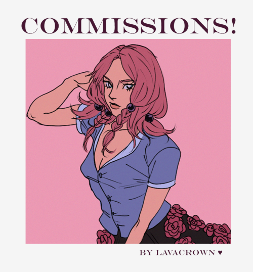 hi everyone! my commissions are open again. feel free to reblogcommission info