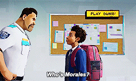 spidyboymiles:rootbeergoddess:ori-ebon:milesgmorales:#always going a little too far with playing dum