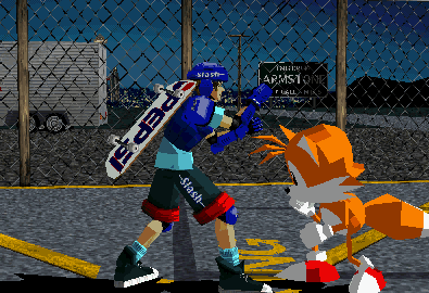 lethecreator:  shm128iii:  sonichedgeblog:   Tails taken down by Picky, from the