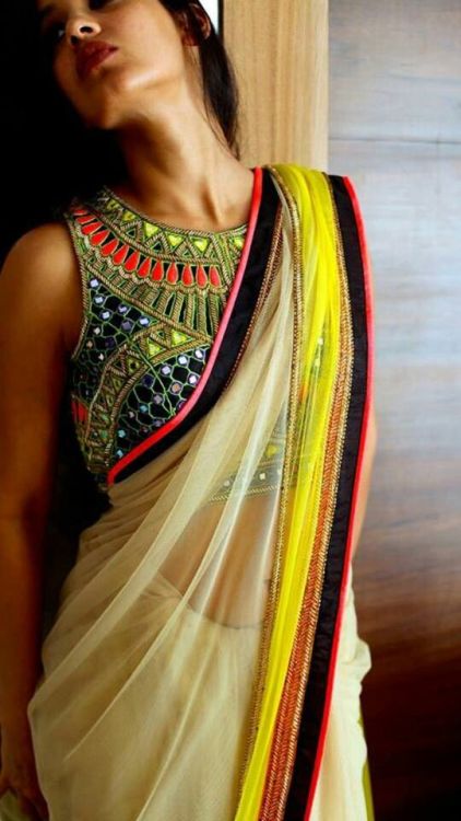 Designer saree blouse design