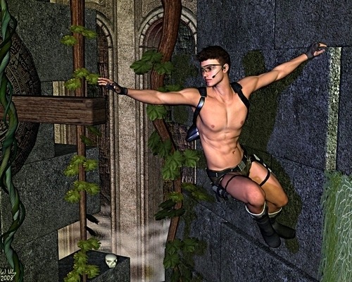 lakesandquarries:  xtoxictears:  gofwd:  What if Lara Croft was a dude? (via videogamesmademegay)