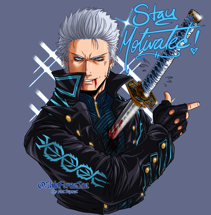 Stylish Devil May Cry 5 Fanart Gives Vergil Some New Weapons