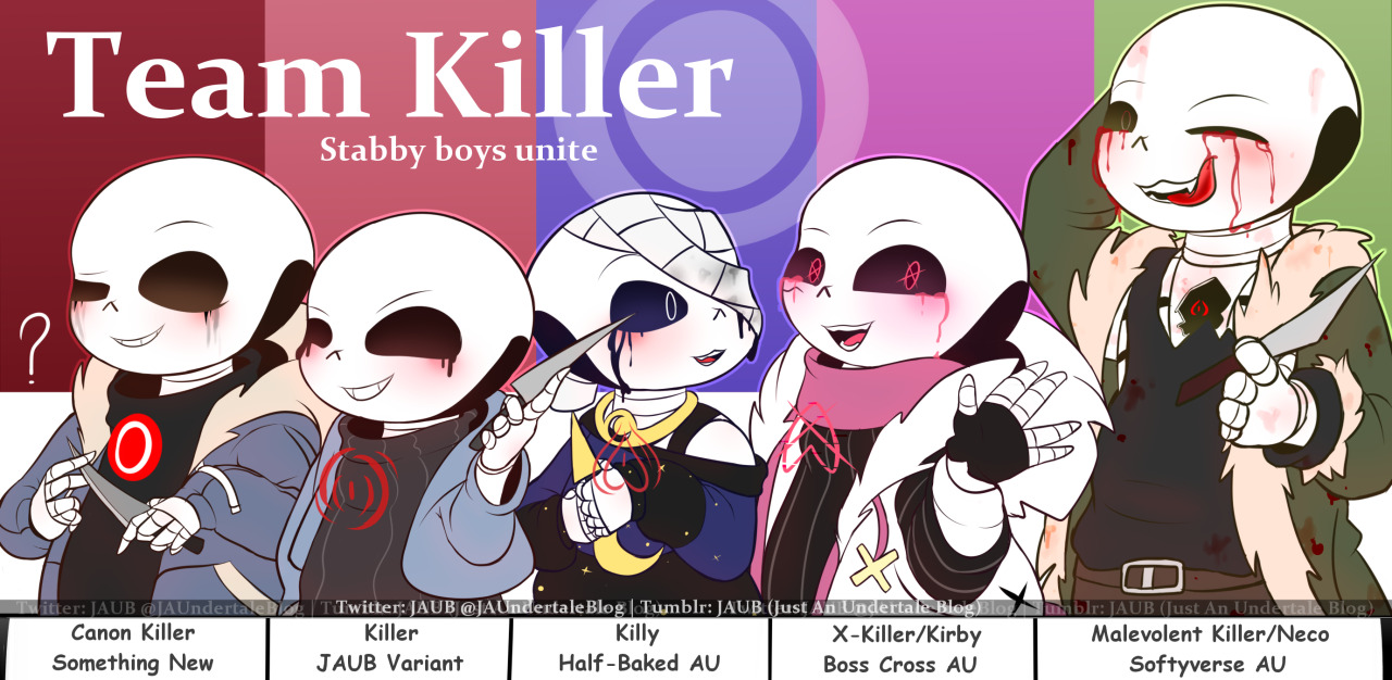 Just An Undertale Blog — Killers!~ Best boy x5_____Killer Sans