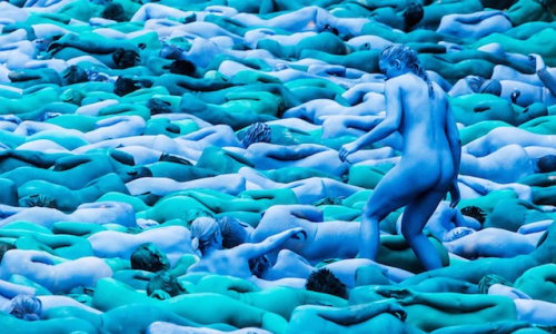 Naked Blue Bodies and Brooke Shields, Curator | Last Week in Art ift.tt/29B2RhL