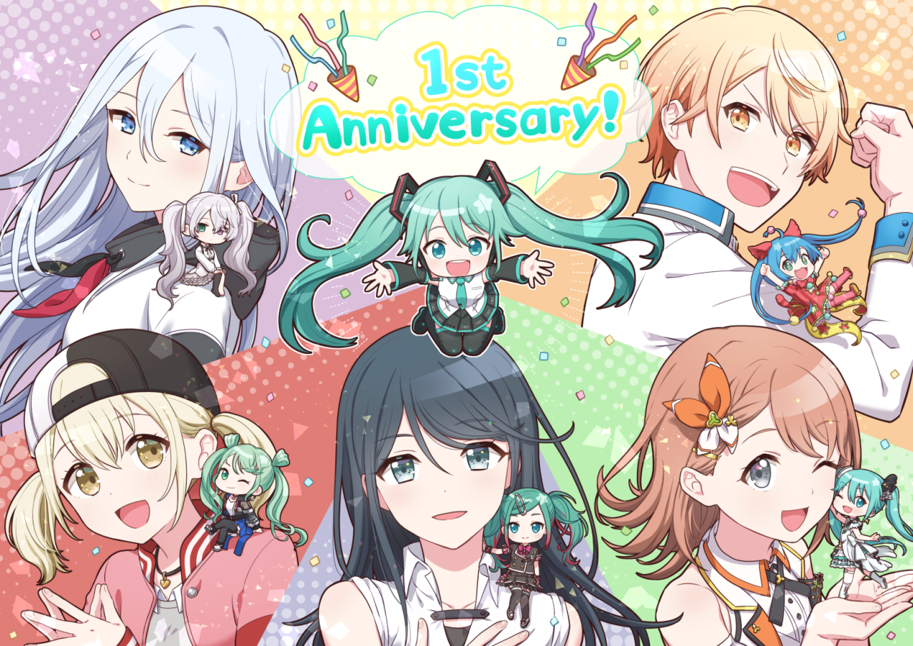 21 8 プロセカ1周年おめでとうございます のファンアート ラムネ14号