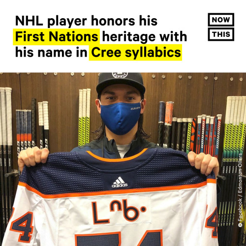 NHL Edmonton Oilers 74 Ethan Bear Cree syllabics Orange Honors Indigenous  Heritage Jersey