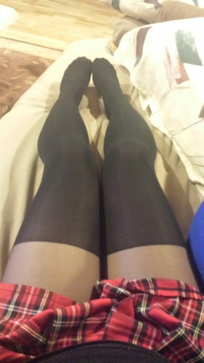 New tights came in the mail last night!  porn pictures