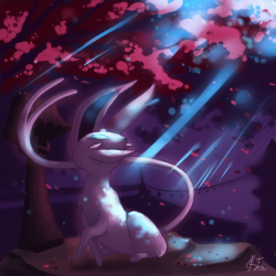 eviart:  Day 19, favorite eeveelution; EspeonThe