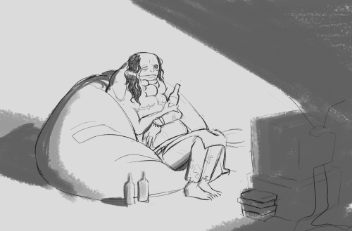 thinking about Moreau being comfortable with a nice beanbag chair n a soft blanket 