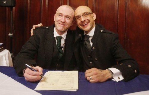 buzzfeed:We went to Scotland’s first same-sex wedding and it was terrific.AAAAAAAAAAHHHHHHHHHG