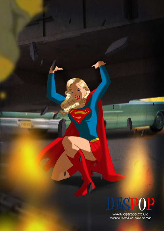 ealperin:  &ldquo;Wanted to portray Kara doing something mighty…like holding