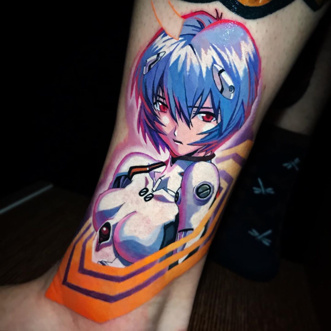 WorldTattooGallerycom  Rei Ayanami tattoo by  DeanInk