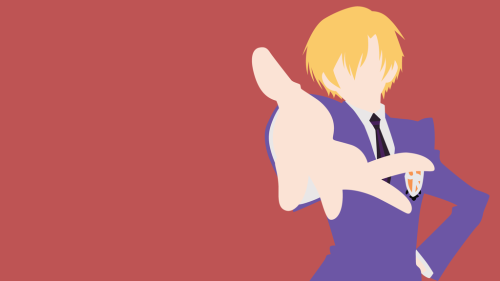 boring-and-bookish: *not my creation* Wallpaper by matsumayuOuran High School Host Club minimalist w