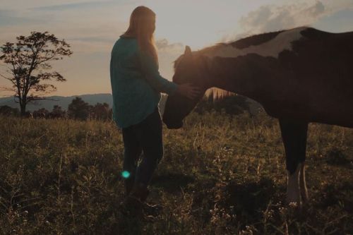 There’s something about a mare.My niece and and the old mare Catelyn.