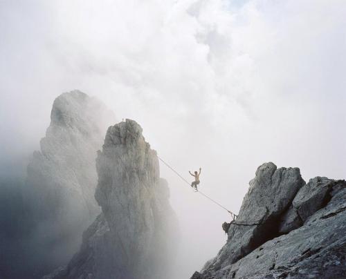 Sex theartistathlete:  HIGHLINING ABOVE THE CLOUDS pictures