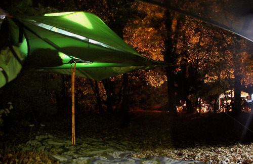 The tree tents in Mt. Laguna are definitely next-level, futuristic camping. These glowing, green spa